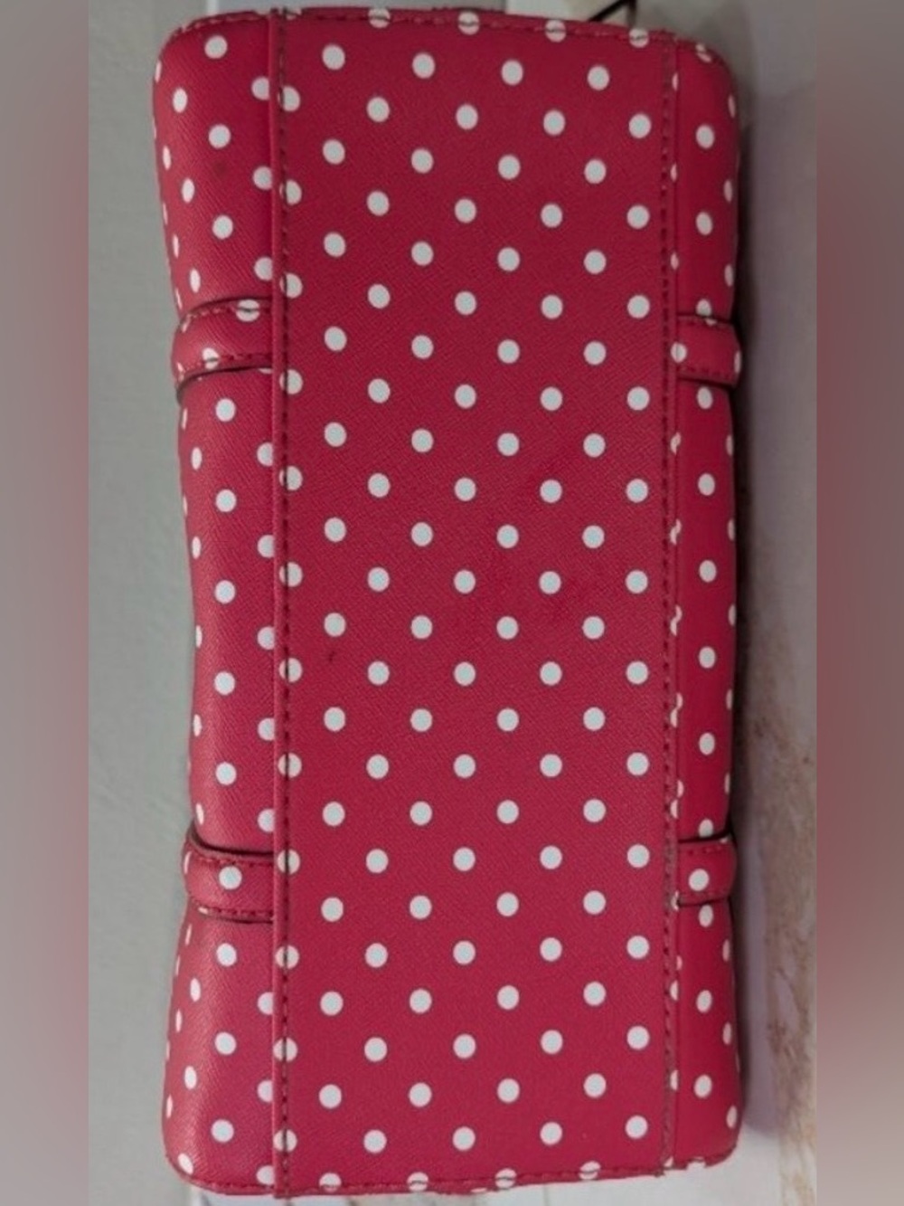 Kate Spade Grant Street Pink Polka Dot Mini Cassie Crossbody Chain Satchel EUC - Picture 11 of 12